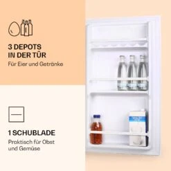 90L1-WH Kühlschrank 91 Liter 47 X 84 X 48 Cm (BxHxT) 41 DB Weiß -Küchengeräte 10006675 de 0004 logo