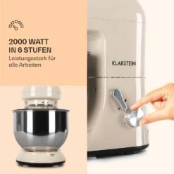 Bella Küchenmaschine 2000 W / 2,7 PS 5 Ltr Edelstahl BPA-frei 8 Bella Küchenmaschine 2000 W / 2,7 PS 5 Ltr Edelstahl BPA-frei -Küchengeräte 10008232 de 0003 logo