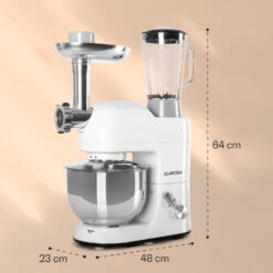 Lucia Küchenmaschine 3-in-1 2000 W / 2,7 PS 5 Ltr Edelstahl BPA-frei 15 Lucia Küchenmaschine 3-in-1 2000 W / 2,7 PS 5 Ltr Edelstahl BPA-frei -Küchengeräte 10008236 yy 0008 logo