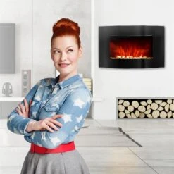 Lausanne Elektrischer Kamin Leistung: 1000 - 2000W LED Fernbedienung -Küchengeräte 10012127 yy 0003 titel enie Klarstein Lausanne elektrischer Kamin 2000W