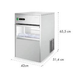 Powericer XXL Eiswürfelmaschine 160W 25 Kg/Tag 6 Kg Behälter Edelstahl -Küchengeräte 10013324 yy 0009 logo Klarstein Powericer XXL Ice Maker