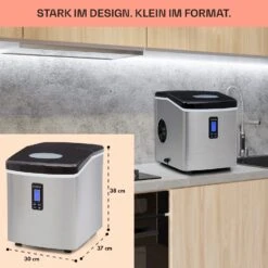 Mr. Black-Frost Eismaschine 150W Edelstahl Schwarz 15kg 12 Mr. Black-Frost Eismaschine 150W Edelstahl Schwarz 15kg -Küchengeräte 10020109 de 0006 usp