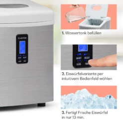 Mr. Silver-Frost Eismaschine 150W Edelstahl Weiß 15kg -Küchengeräte 10020110 de 0004 usp