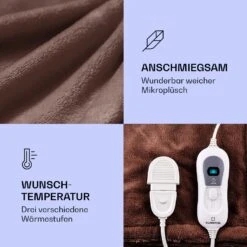 Dr. Watson XL Heizdecke 120W 3 Temperaturstufen 180x130 Cm Bedienteil -Küchengeräte 10024005 de 0003 logo