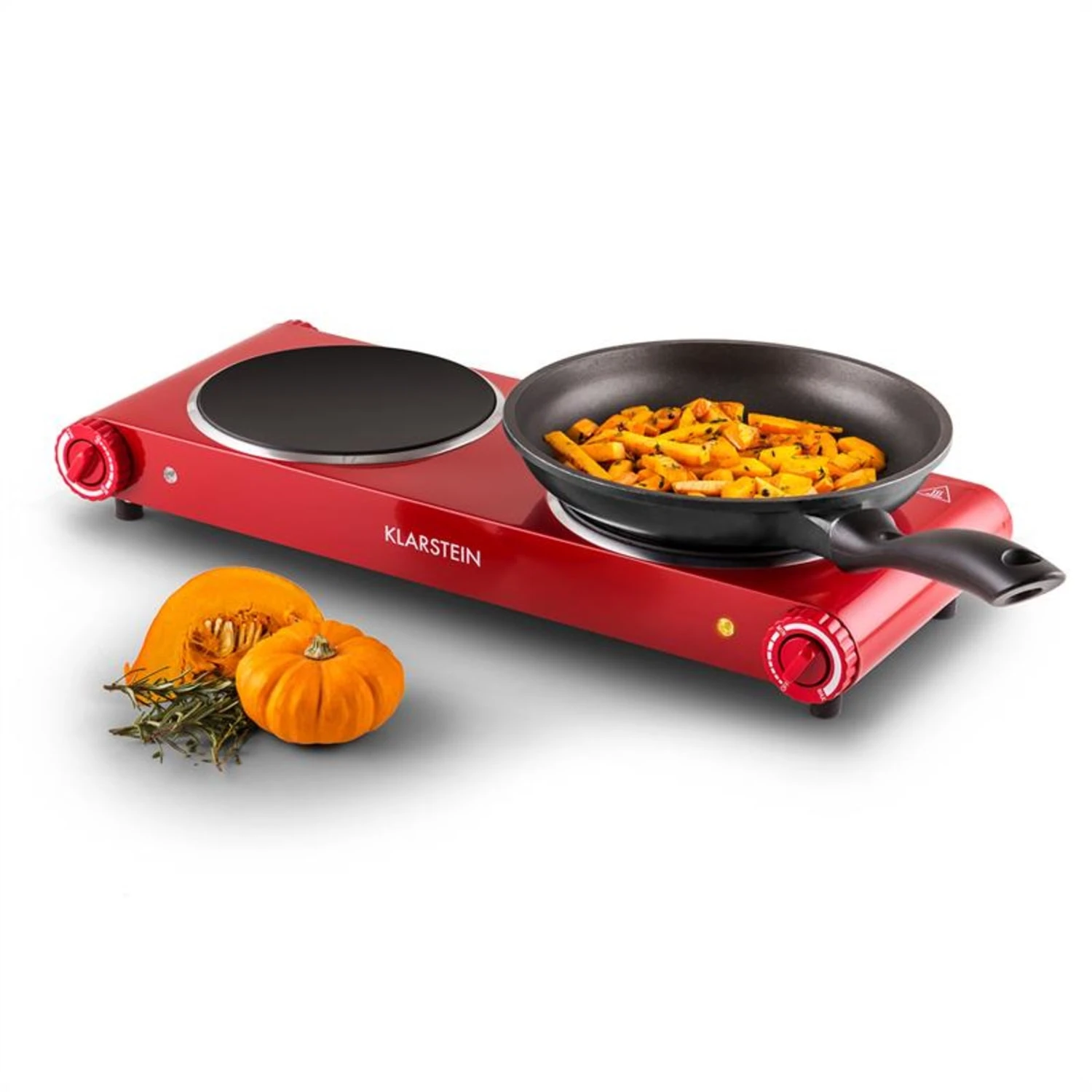 Captain Cook² Doppel-Kochplatte Infrarot 2400W Edelstahl Rot 7 Captain Cook² Doppel-Kochplatte Infrarot 2400W Edelstahl Rot – Bild 7