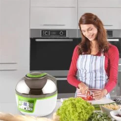 VitAir Turbo Heißluftfritteuse Grün-weiß 1400W Grillen Backen 9l -Küchengeräte 10028288 yy 0004 ambient klarstein vitair heissluft frieteuse