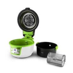 VitAir Turbo Heißluftfritteuse Grün-weiß 1400W Grillen Backen 9l -Küchengeräte 10028288 yy 0008 titel zubehoer 07 Klarstein VitAir Heissluftfritteuse gruen weiss