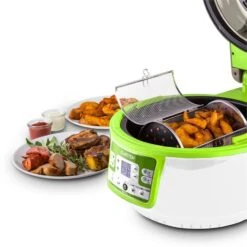 VitAir Turbo Heißluftfritteuse Grün-weiß 1400W Grillen Backen 9l -Küchengeräte 10028288 yy 0010 ambient klarstein vitair heissluft frieteuse