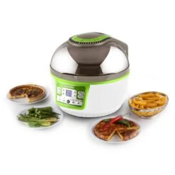 VitAir Turbo Heißluftfritteuse Grün-weiß 1400W Grillen Backen 9l -Küchengeräte 10028288 yy 0011 ambient klarstein vitair heissluft frieteuse