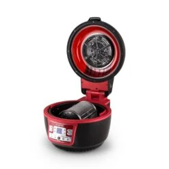VitAir Turbo Heißluftfritteuse Rot-schwarz 1400W Grillen Backen 9l -Küchengeräte 10028289 yy 0007 titel Klarstein VitAir Heissluftfritteuse