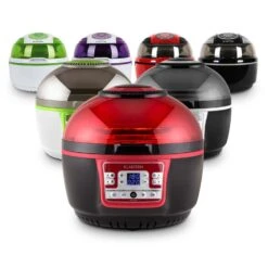 VitAir Turbo Heißluftfritteuse Rot-schwarz 1400W Grillen Backen 9l -Küchengeräte 10028289 yy 0011 variant