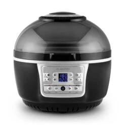 VitAir Turbo Heißluftfritteuse Grau-schwarz 1400W Grillen Backen 9l -Küchengeräte 10028290 yy 0005 titel Klarstein VitAir Heissluftfritteuse