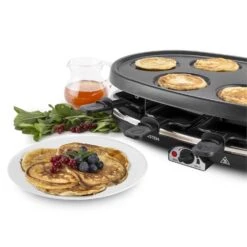 All-U-Can-Grill Raclette 4-in-1 Pancake Crêpes Steinplatte 8 Personen -Küchengeräte 10028450 yy 0009 titel Klarstein All U Can Grill Raclettegrill 4in1