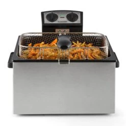 QuickPro XXL 3000 Fritteuse 5l 1,5kg 3000W Timer Edelstahl 9 QuickPro XXL 3000 Fritteuse 5l 1,5kg 3000W Timer Edelstahl -Küchengeräte 10029073 yy 0004 ambient Klarstein QuickPro XXL 3000 Fritteuse