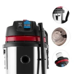 Reinraum Nass-Trocken-Sauger Industriesauger 2000W HEPA 60l Steckdose 10 Reinraum Nass-Trocken-Sauger Industriesauger 2000W HEPA 60l Steckdose -Küchengeräte 10029117 yy 0005 detail Klarstein Reinraum Industriesauger