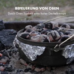 Hotrod 45 Dutch Oven BBQ-Topf 4,5 Qt / 4 Liter Gusseisen Schwarz -Küchengeräte 10029165 de 0005 logo