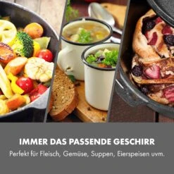 Hotrod 85 Dutch Oven BBQ-Topf 9 Qt / 8,5 Liter Gusseisen Schwarz 10 Hotrod 85 Dutch Oven BBQ-Topf 9 Qt / 8,5 Liter Gusseisen Schwarz -Küchengeräte 10029167 de 0003 logo