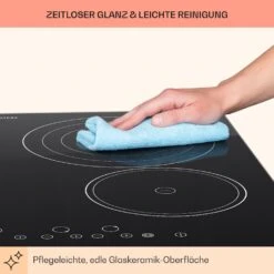 Virtuosa Keramikkochfeld Einbauherd 6500W 59x52cm 4 Zonen Glaskeramik -Küchengeräte 10029239 de 0008 usp