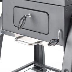 Bigfoot Holzkohlegrill Smoker BBQ-Grill 55 X 40 Cm Stahl Schwarz -Küchengeräte 10029763 yy 0006 detail Klarstein Bigfoot BBQ Grill Smoker
