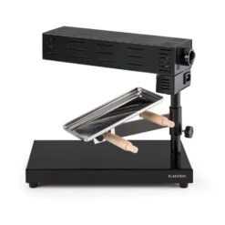Appenzell 2G Traditioneller Raclette Grill 600 W Standgerät Schwarz -Küchengeräte 10030306 yy 0006 front Klarstein Appenzell 2G Raclette reedit