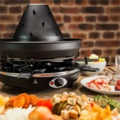 Taste Volcano Tartarengrill Raclettegrill 1500 W 6 Personen Schwarz 8 Taste Volcano Tartarengrill Raclettegrill 1500 W 6 Personen Schwarz -Küchengeräte 10030307 yy 0003 ambient Klarstein Taste Volcano Tartarengrill