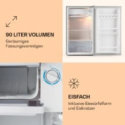 Alleinversorger Kühlschrank 91 Liter 2 Ebenen Thermostat Eisfach -Küchengeräte 10030524 de 0003 logo