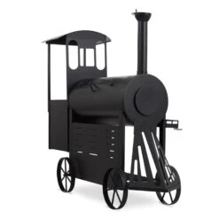 Dampflok Smoker Grill 3 Mm Stahl Schwarz 9 Dampflok Smoker Grill 3 Mm Stahl Schwarz -Küchengeräte 10030555 yy 0004 titel Train Grill