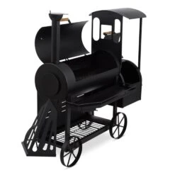 Dampflok Smoker Grill 3 Mm Stahl Schwarz 11 Dampflok Smoker Grill 3 Mm Stahl Schwarz -Küchengeräte 10030555 yy 0006 front Train Grill