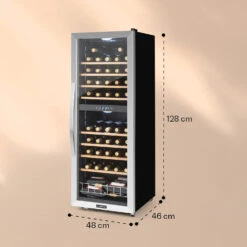 Vinamour 54 Duo Weinkühlschrank 2 Zonen 148 Ltr 54 Fl Touch-Display 13 Vinamour 54 Duo Weinkühlschrank 2 Zonen 148 Ltr 54 Fl Touch-Display -Küchengeräte 10030714 yy 0007 logo