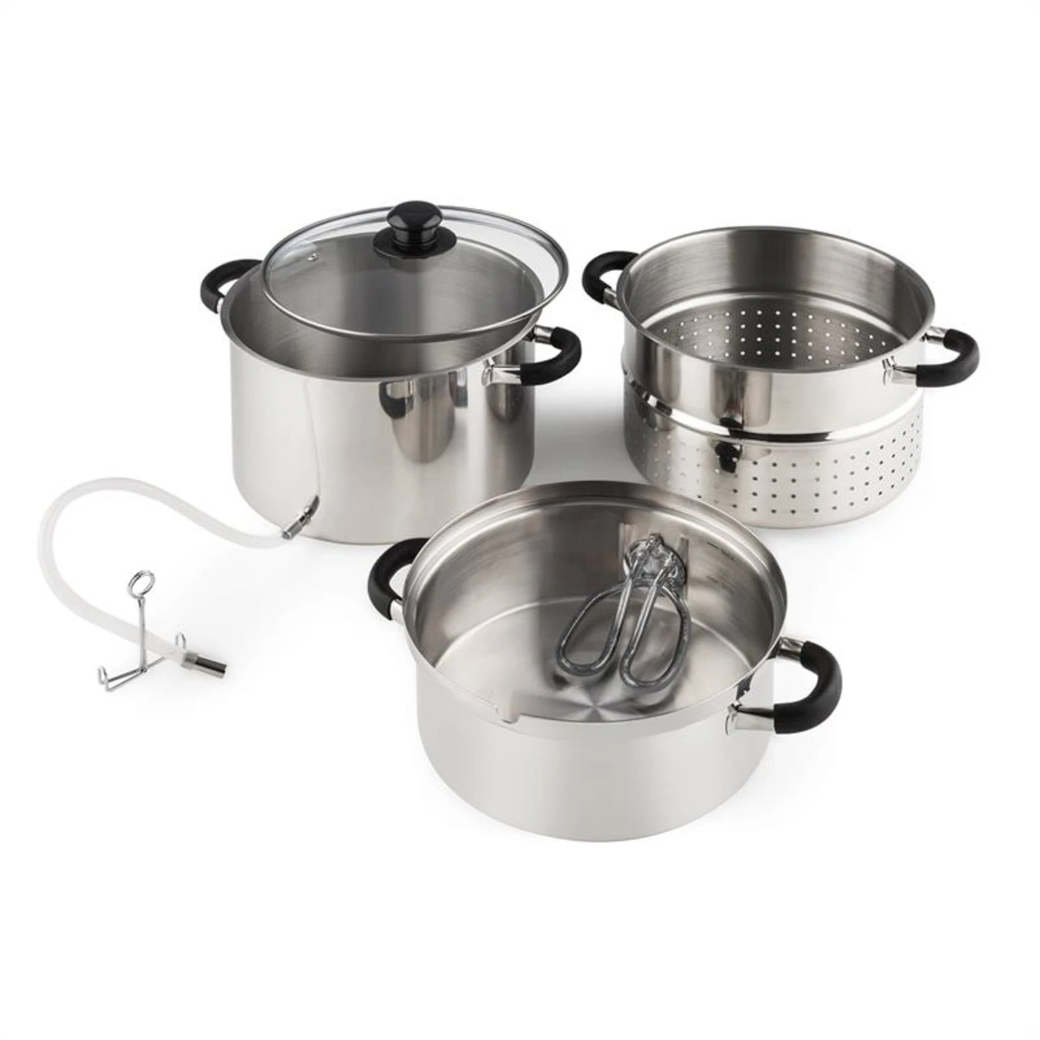 Applebee Dampf-Entsafter Elektrisch 1500W Ø25cm 8 Liter Edelstahl 3 Applebee Dampf-Entsafter Elektrisch 1500W Ø25cm 8 Liter Edelstahl – Bild 3