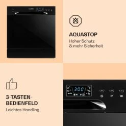 Amazonia 8 Geschirrspülmaschine 1620 Watt 8 Maßgedecke 49 DB Aquastop -Küchengeräte 10031525 de 0005 logo