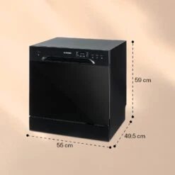 Amazonia 8 Geschirrspülmaschine 1620 Watt 8 Maßgedecke 49 DB Aquastop -Küchengeräte 10031525 yy 0006 logo