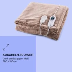 Dr. Watson XXL Heizdecke 3 Stufen Waschbar 200x180cm Mikroplüsch -Küchengeräte 10031580 de 0005 logo