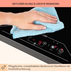 Deejay Freizonen-Induktionskochfeld 3500 W Glaskeramik Touch Schwarz -Küchengeräte 10031633 de 0008 usp