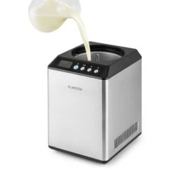 Vanilly Sky Family Eiscremebereiter Frozen Yoghurt 250W 2,5l Silber -Küchengeräte 10031846 yy 0005 detail Klarstein Vanilly Sky Family Eiscremebereiter silber
