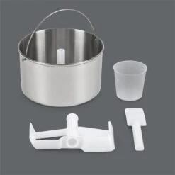 Vanilly Sky Family Eiscremebereiter Frozen Yoghurt 250W 2,5l Schwarz -Küchengeräte 10031848 yy 0007 detail Klarstein Vanilly Sky Family Eiscremebereiter schwarz