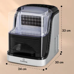 Kristall Eiswürfelmaschine Kristalleis 2 Größen 2,5l Wassertank -Küchengeräte 10031891 yy 0011 dimensions