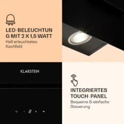 Aurica 60 Dunstabzugshaube 60cm 600 M³/h LED Touch Glas -Küchengeräte 10031904 de 0005 logo