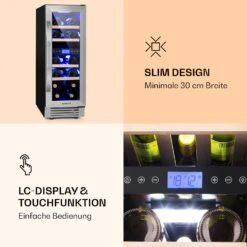 Vinovilla 17 Built-In Duo Weinkühlschrank 2 Zonen 53l 17 Fl. Glastür 13 Vinovilla 17 Built-In Duo Weinkühlschrank 2 Zonen 53l 17 Fl. Glastür -Küchengeräte 10032030 de 0005 logo