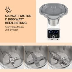 GrandPrix Küchenmaschine 500W / 1000W 2,5l Edelstahl-Rührschüssel 9 GrandPrix Küchenmaschine 500W / 1000W 2,5l Edelstahl-Rührschüssel -Küchengeräte 10032089 de 0003 logo