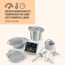 GrandPrix Küchenmaschine 500W / 1000W 2,5l Edelstahl-Rührschüssel 12 GrandPrix Küchenmaschine 500W / 1000W 2,5l Edelstahl-Rührschüssel -Küchengeräte 10032089 de 0006 logo