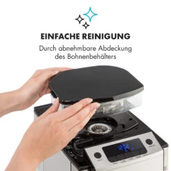 Aromatica X Kaffeemaschine Mahlwerk Glaskanne Aroma+ Edelstahl 14 Aromatica X Kaffeemaschine Mahlwerk Glaskanne Aroma+ Edelstahl -Küchengeräte 10032102 de 0005 logo