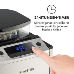 Aromatica X Kaffeemaschine Mahlwerk Glaskanne Aroma+ Edelstahl 15 Aromatica X Kaffeemaschine Mahlwerk Glaskanne Aroma+ Edelstahl -Küchengeräte 10032102 de 0006 logo