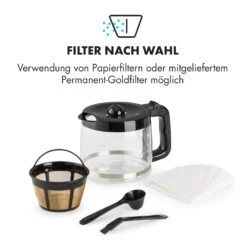 Aromatica X Kaffeemaschine Mahlwerk Glaskanne Aroma+ Edelstahl 17 Aromatica X Kaffeemaschine Mahlwerk Glaskanne Aroma+ Edelstahl -Küchengeräte 10032102 de 0008 logo