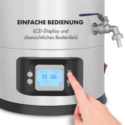 Maischfest Maischekessel 5 Teile 1500/3000W 25l LCD Touch 15 Maischfest Maischekessel 5 Teile 1500/3000W 25l LCD Touch -Küchengeräte 10032121 de 0007 logo