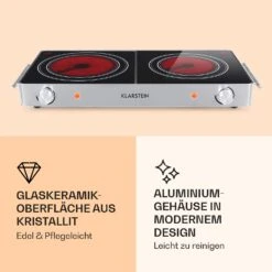 VariCook Duo Kochplatte 3000W Edelstahlgehäuse Tragegriffe -Küchengeräte 10032124 de 0003 logo