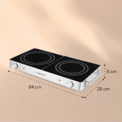 VariCook Duo Kochplatte 3000W Edelstahlgehäuse Tragegriffe -Küchengeräte 10032124 yy 0006 logo