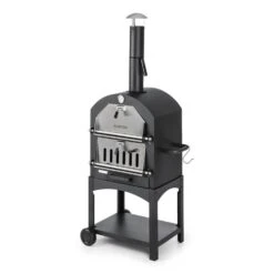 Pizzaiolo Perfetto Pizzaofen 30,5x30,5cm Echtstein 1,2mm Stahl Mobil -Küchengeräte 10032130 yy 0011 titel pizzaiolo perfet pizzaofen