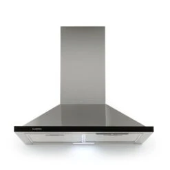 Galina Dunstabzugshaube Abluft 60 Cm 350 M³/h LED Edelstahl Acrylglas -Küchengeräte 10032137 yy 0003 front Klarstein Galina Dunstabzugshaube Acrylglas