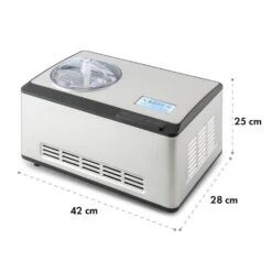 Dolce Bacio Eiscremebereiter Kompressor 2l LCD-Display Touch Edelstahl 19 Dolce Bacio Eiscremebereiter Kompressor 2l LCD-Display Touch Edelstahl -Küchengeräte 10032322 yy 0010 logo Klarstein Dolce Bacio Eiscremebereiter Edelstahl